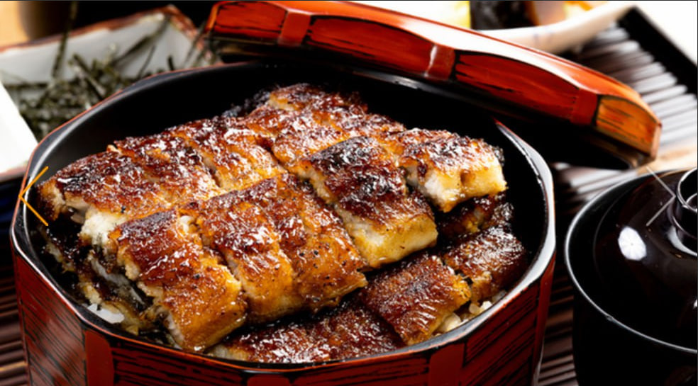 Braised eel